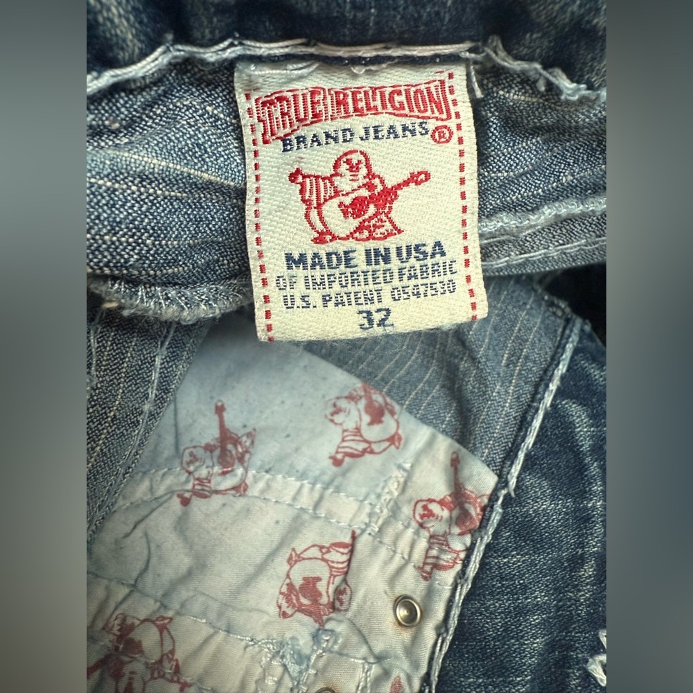 Low Rise True Religion Jeans Size 32 - Picture 13 of 13